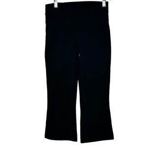 Lululemon Cropped Flare‎ Black Leggings Size 2